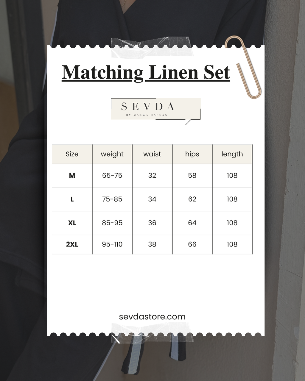 Matching Linen Set