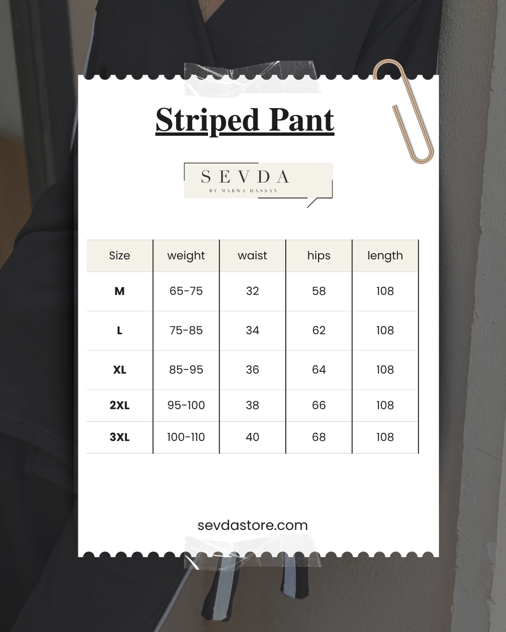 Striped Pant