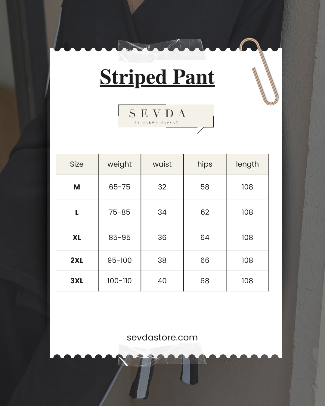Striped Pant