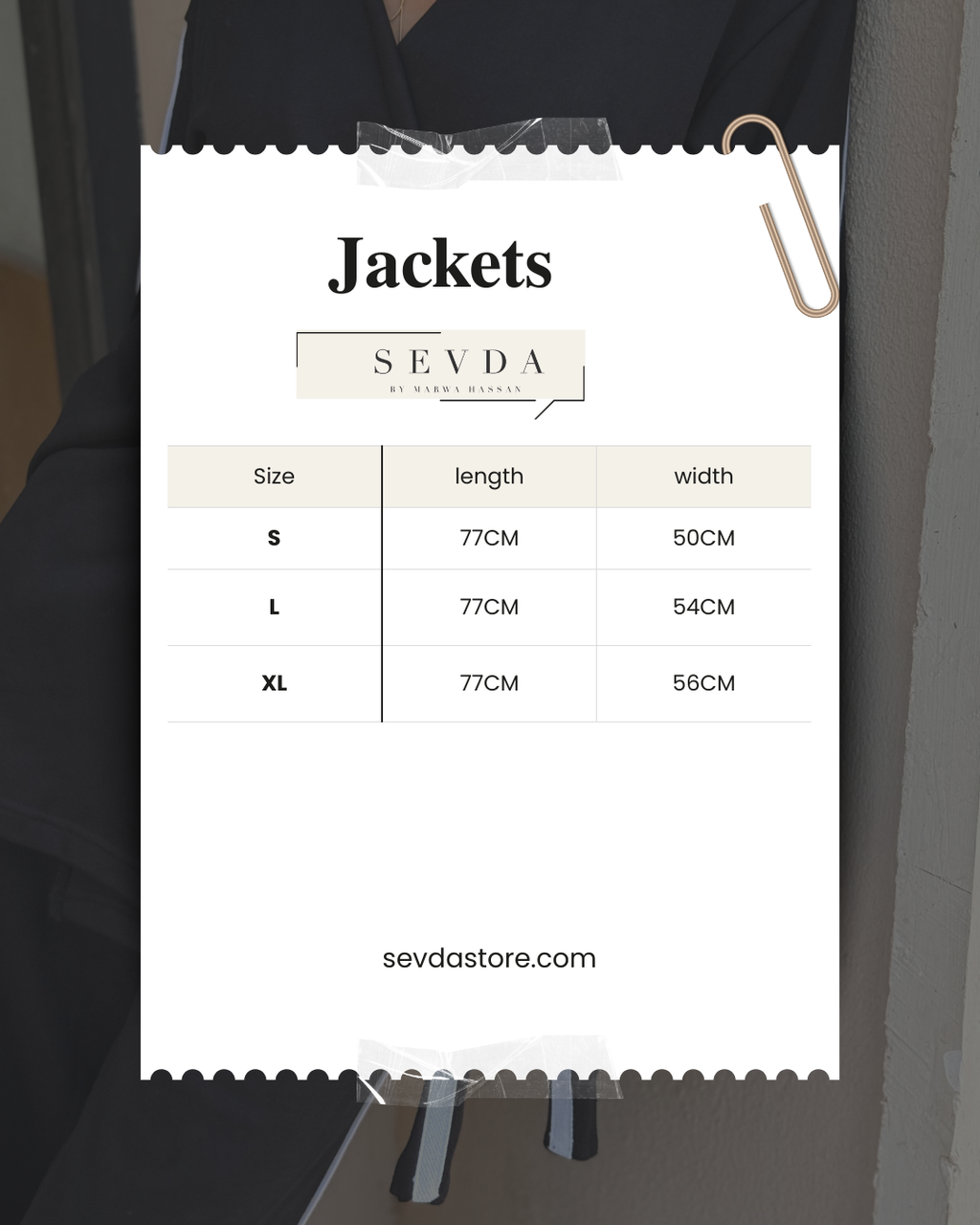Short leather jacket