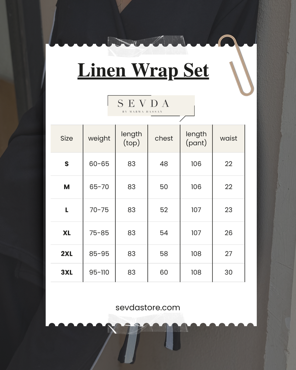 Linen Wrap Set
