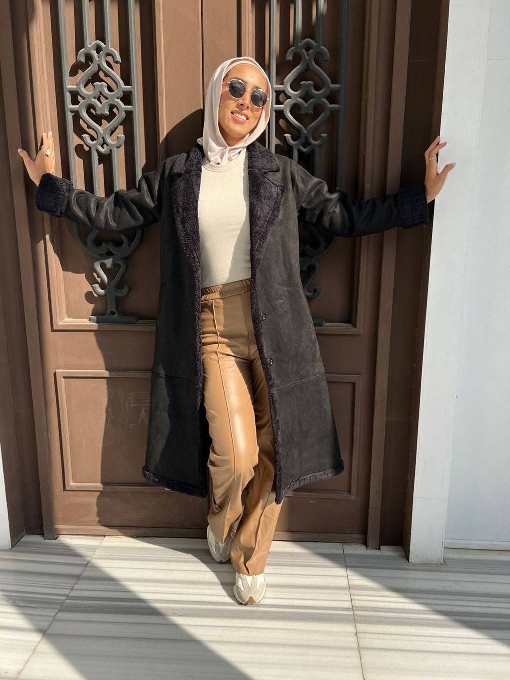 Long Leather Coat