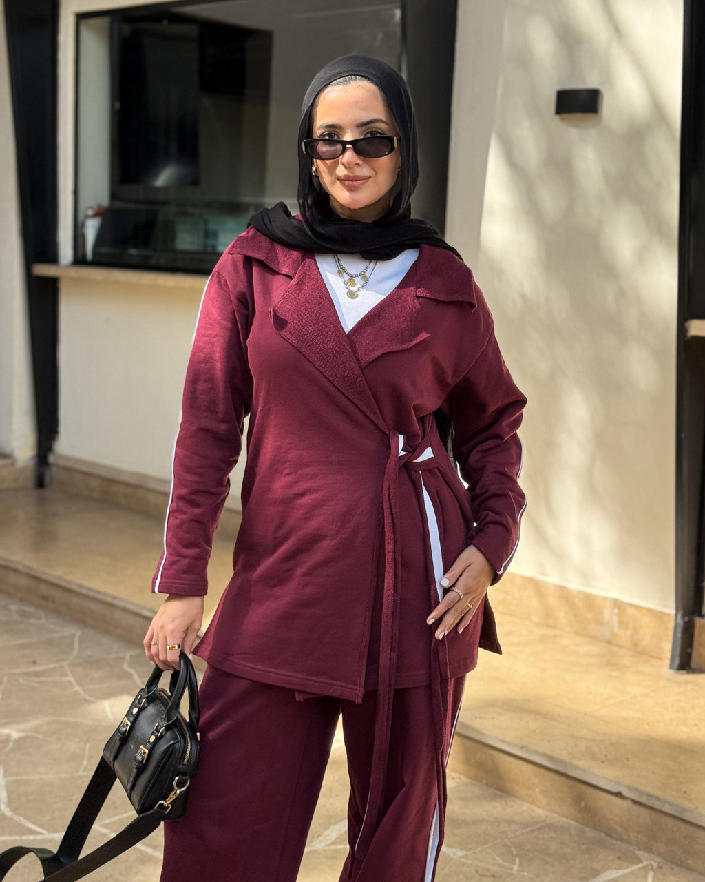 Stargazing Wrap Set - Burgundy