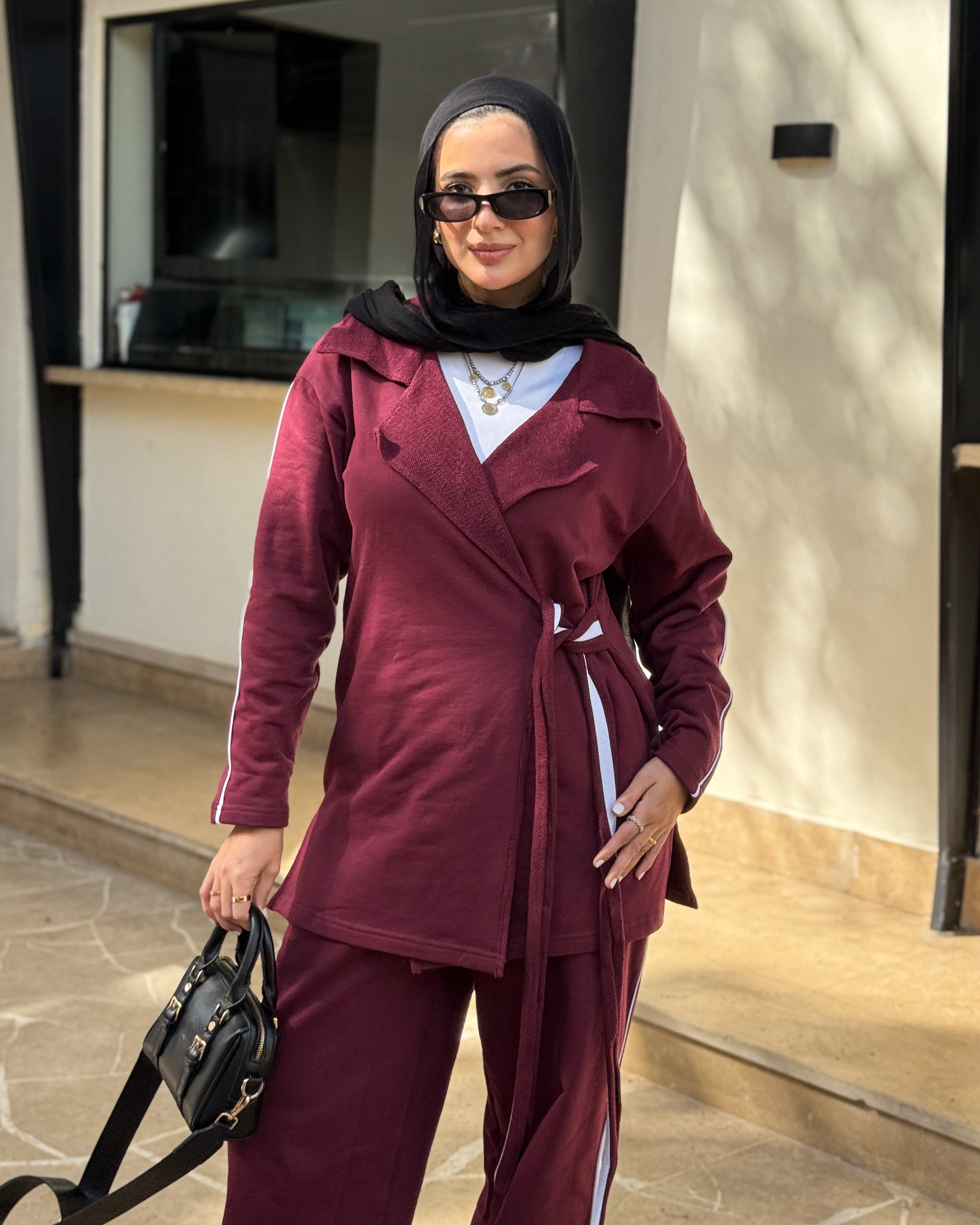 Stargazing Wrap Set - Burgundy