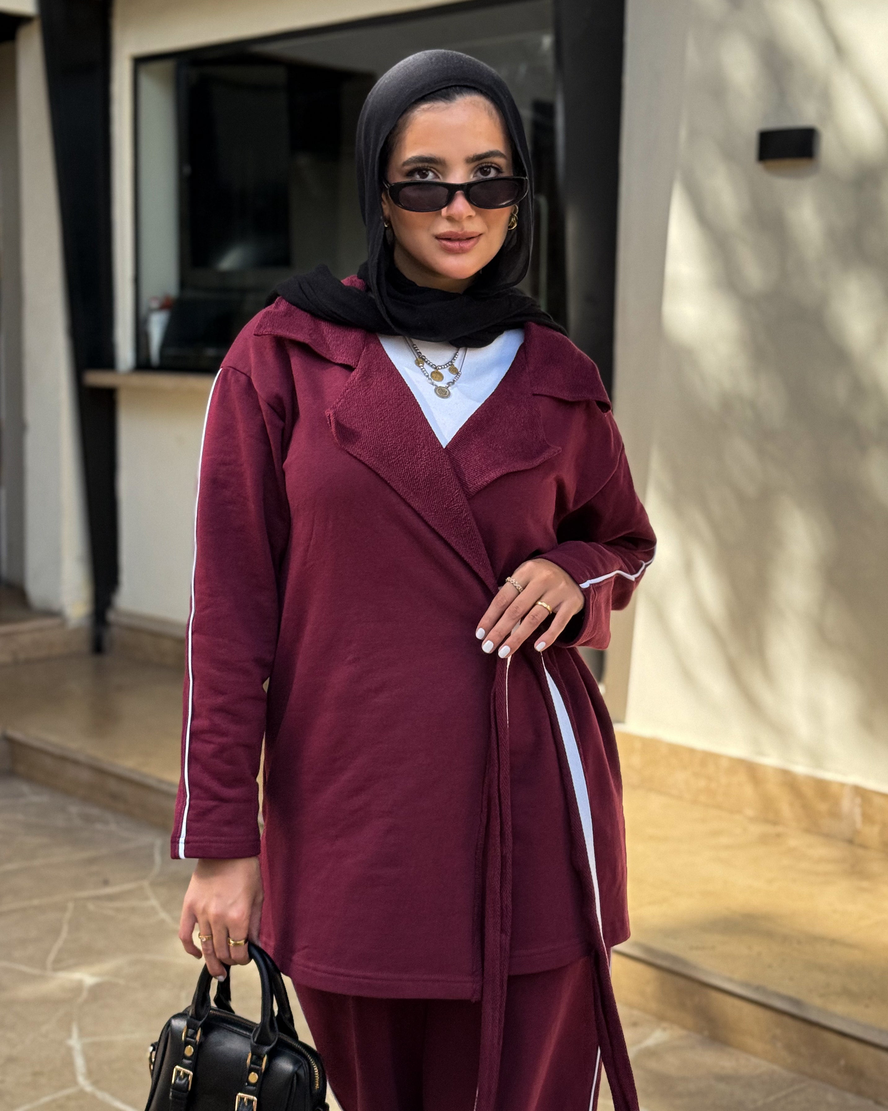 Stargazing Wrap Set - Burgundy