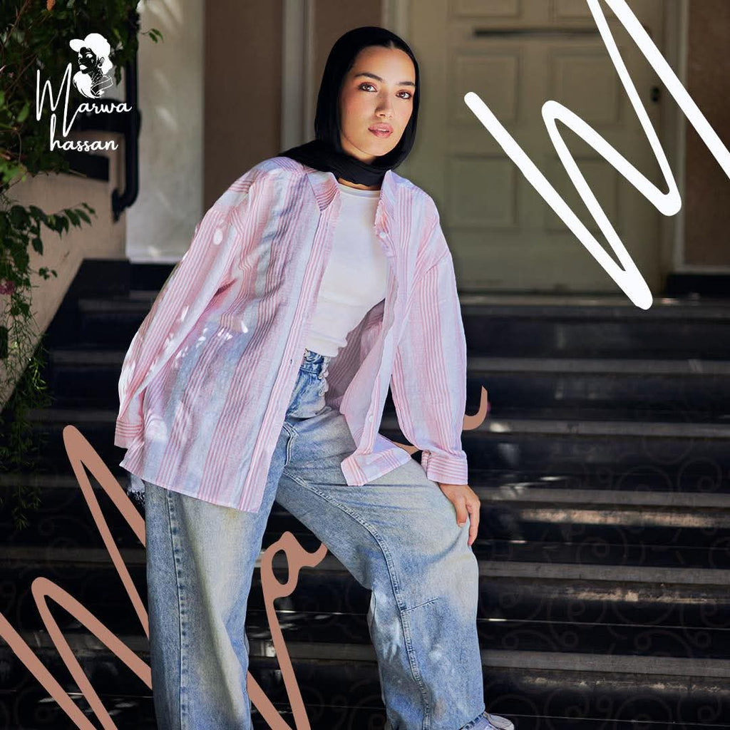 Striped linen shirt
