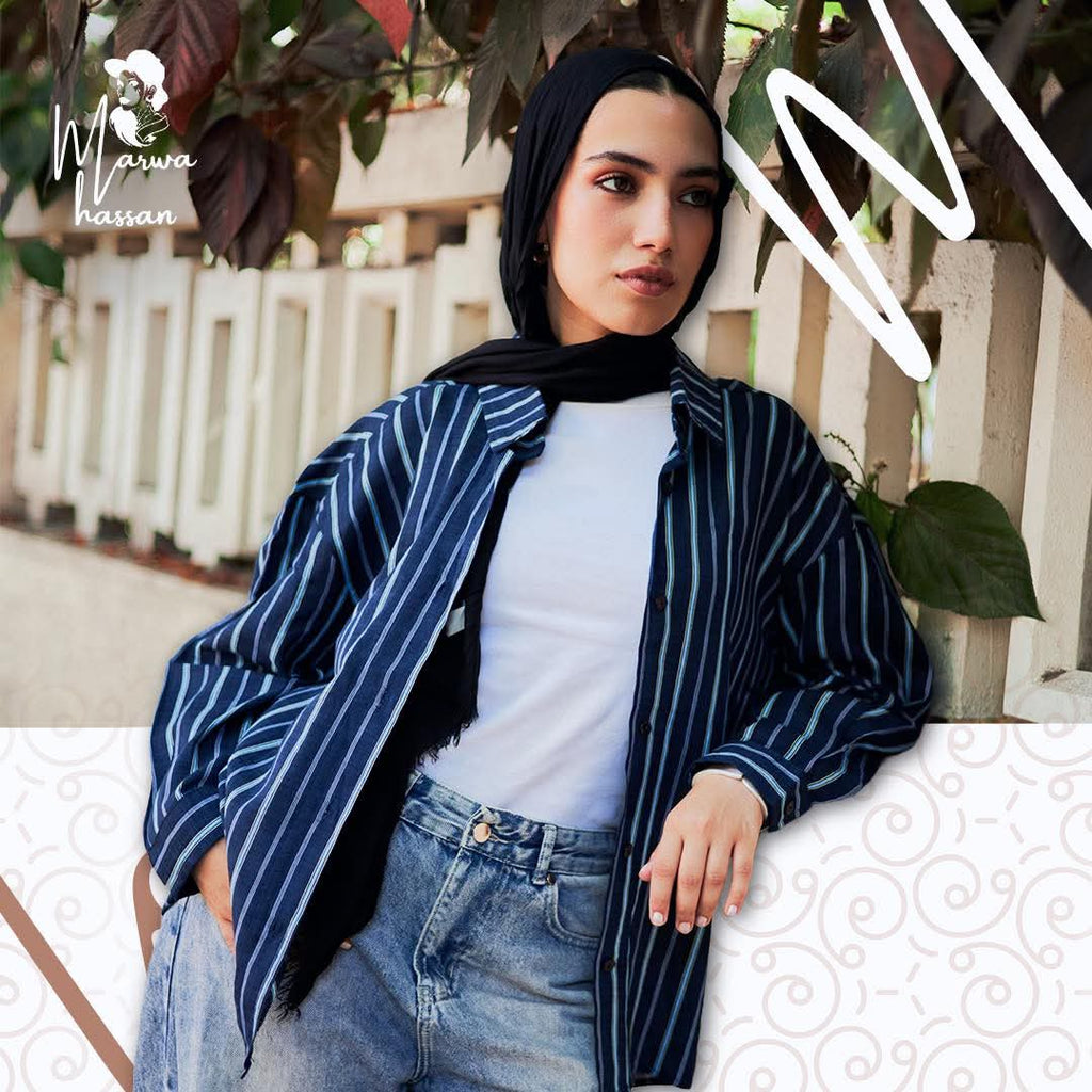 Striped linen shirt
